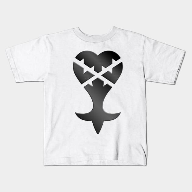 Heartless: No Border Kids T-Shirt by AnotherDayInFiction